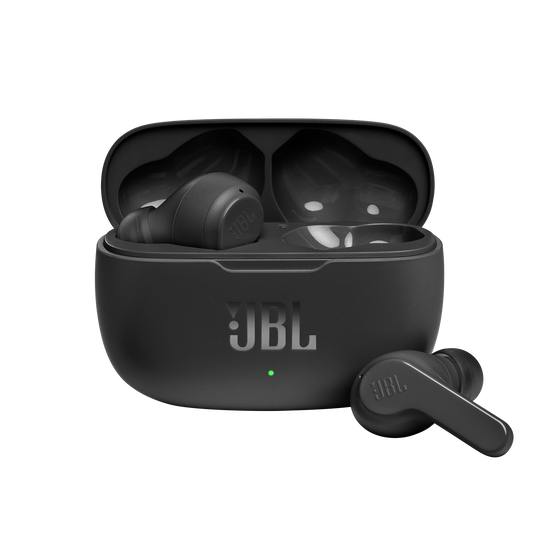 JBL | Vibe 200TWS In-Ear Sound Isolating Truly Wireless Headphones - Black | JBLV200TWSBLKAM
