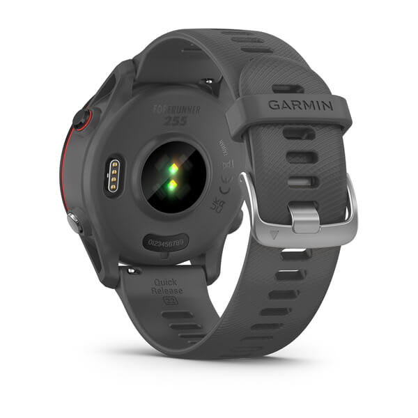 Garmin | Forerunner 255 46mm GPS Watch with Heart Rate Monitor - Slate Grey | 010-02641-00