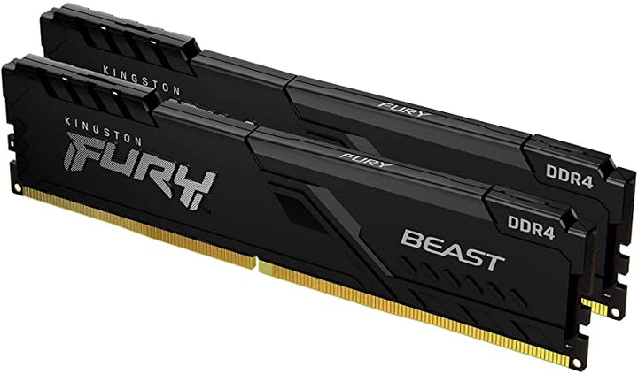 //// Kingston | RAM 32GB 2666MHz DDR4 CL16 DIMM K2 FURY Beast - Black | KF426C16BBK2/32