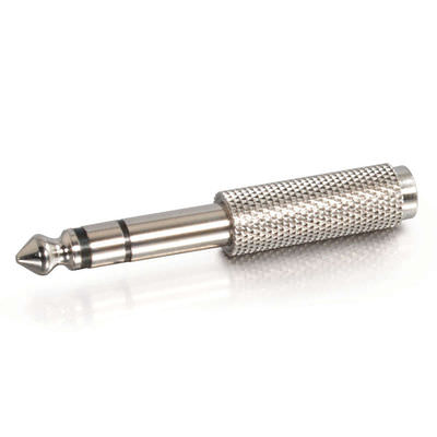 C2G | 6.3mm (1/4in) Stereo Male to 3.5mm Stereo Female Adapter 40639