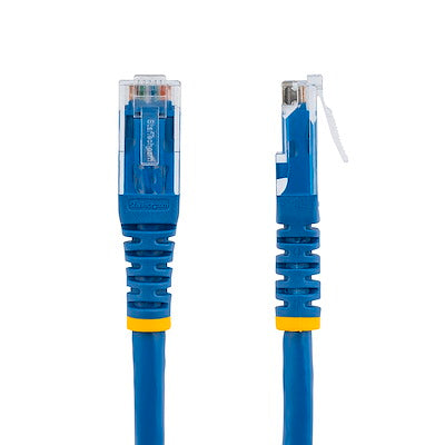 Startech | Cat6 Molded Ethernet Cable (650mhz 100w Poe Rj45 Utp) - 3 Ft - Blue | C6PATCH3BL