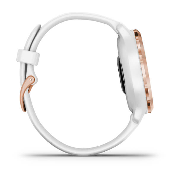 Garmin | Venu 2S GPS Smartwatch - White/Rose Gold | 010-02429-03