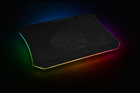 Thermaltake | Massive 20 RGB Gaming Laptop Cooling Fan 256-RGB LED Strip & Five Lighting Mods | CL-N014-PL20SW-A