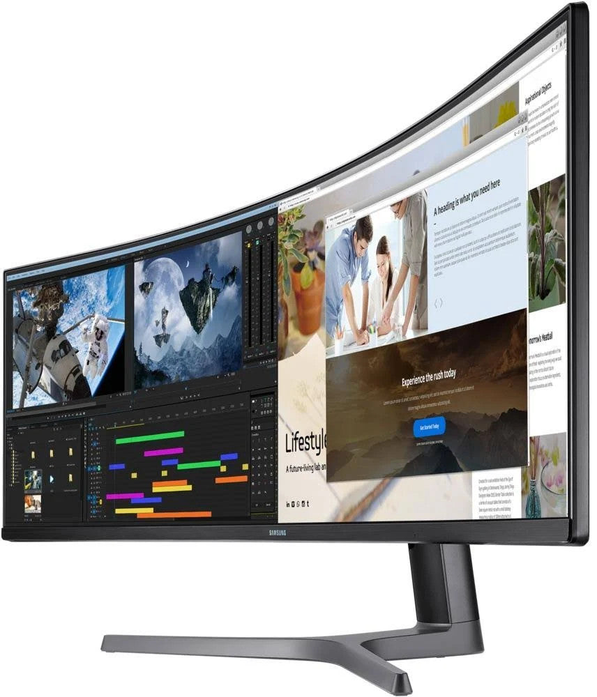 Samsung | 49" Curved QLED Gaming Monitor QHD | LC49RG90SSNXZA