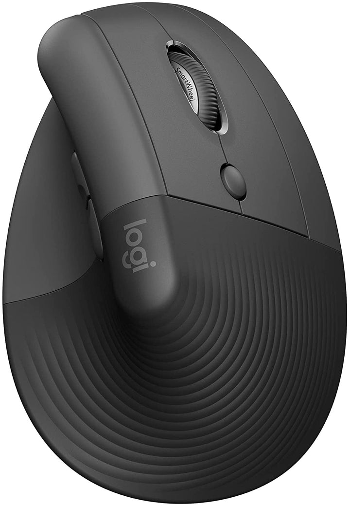Logitech | Lift Vertical Ergonomic Mouse - Right Handed - Graphite | 910-006466