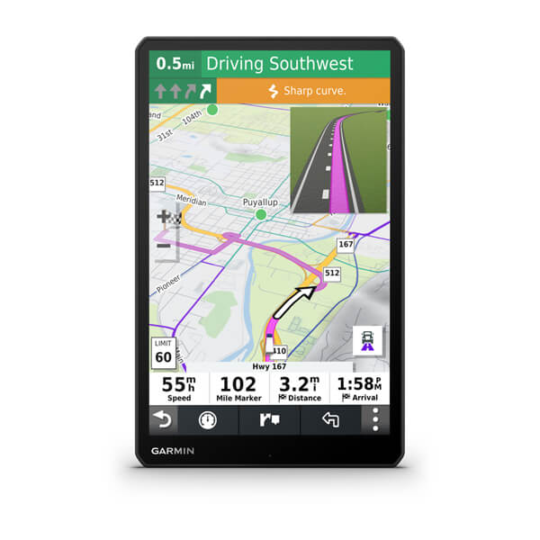 Garmin | Dezl OTR1000 10-in Display GPS Truck Navigator with Voice Assistant | 010-02315-00