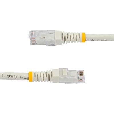 Startech | Cat6 Molded Ethernet Cable (650mhz 100w Poe Rj45 Utp) - 3 Ft - White | C6PATCH3WH