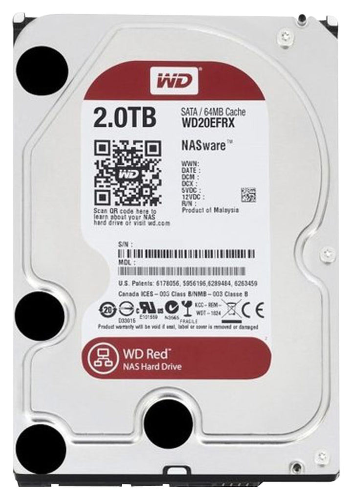 WD RED 2TB SATA 6 GB/S 64MB WD20EFRX