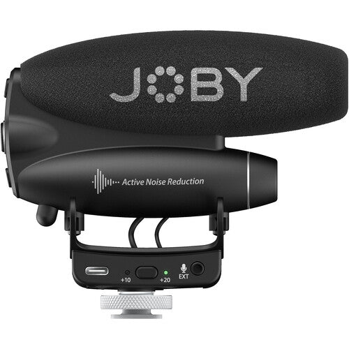 JOBY | Wavo PRO Hybrid Analog/USB Camera-Mount Shotgun Microphone | JB01715-BWW