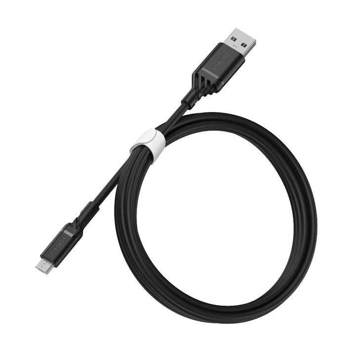 Otterbox | USB-A to Micro-USB - Charge/Sync Cable 4ft - Black | 107-1579