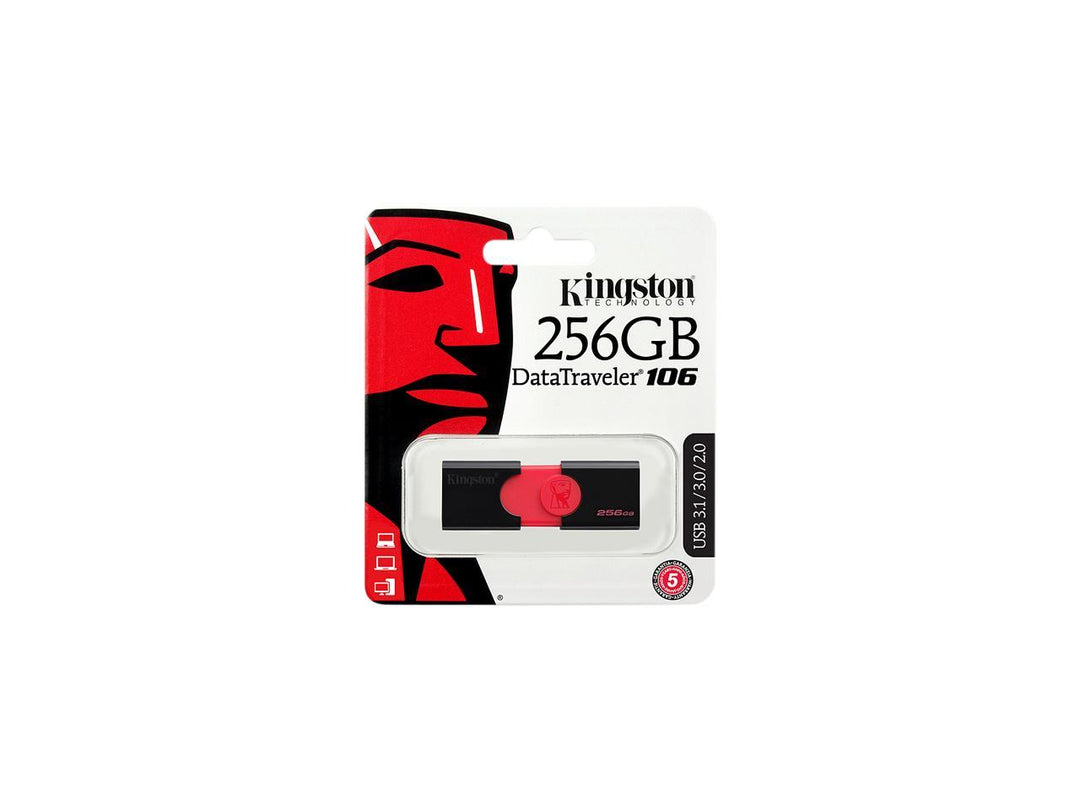 Kingston 256GB USB 3.0 DataTraveler 106 130MB/s read DT106/256GBCR