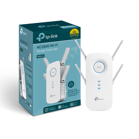 TP-Link | AC2600 Wi-Fi Range Extender, Wall Plugged | RE650