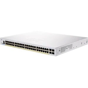 Cisco | 48-port Business 250 Series Smart Switch GE, PoE, 4x1G SFP | CBS250-48P-4G-NA
