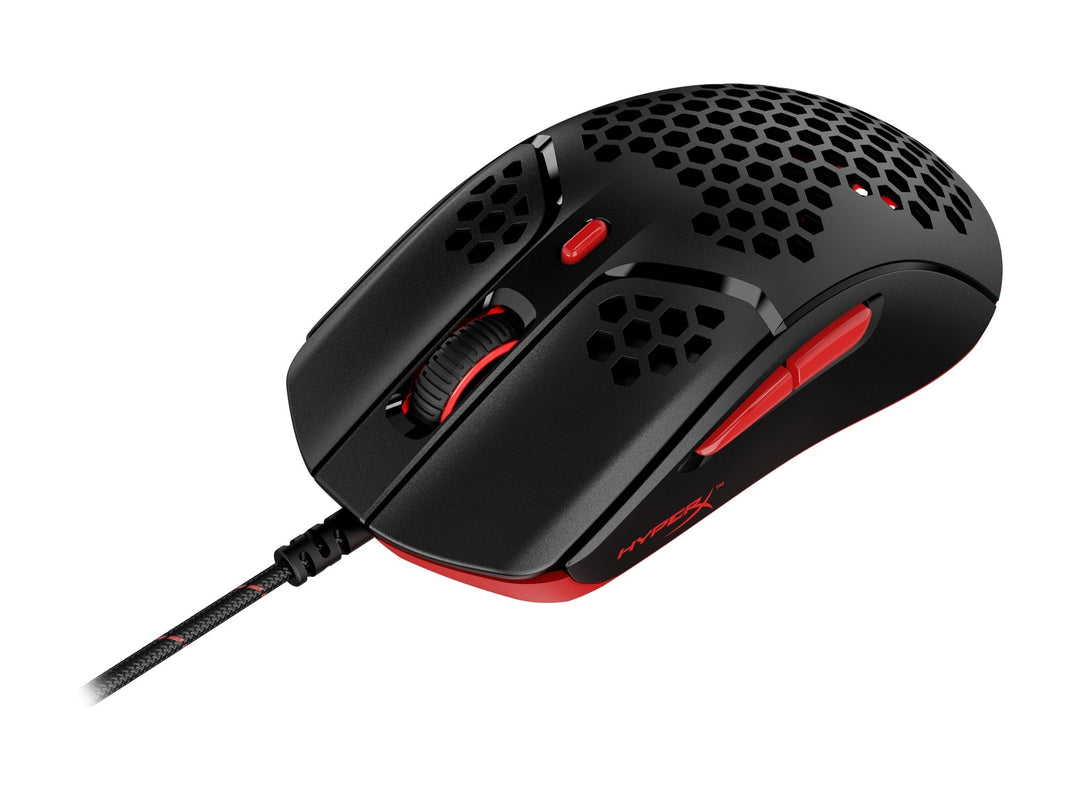 HyperX | Pulsefire Haste 3200 DPI Wired Gaming Mouse (Black-Red) | 4P5E3AA