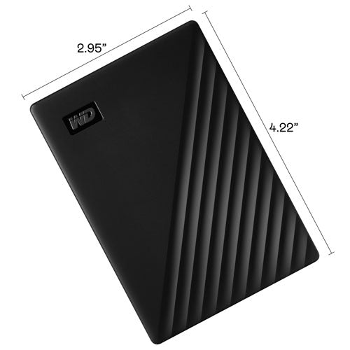 WD | My Passport 2TB USB-A Portable External Hard Drive - Black