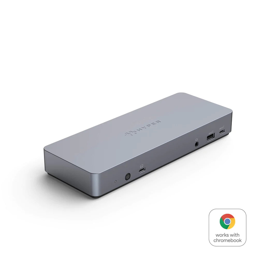 Hyper | Docking Station USB-C Universal 14 PORT Dual or Triple Monitor Support Chromebook Certified HD-GD1000