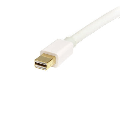 Startech | Mini Displayport 1.2 (M) - Displayport 1.2 (M) Cable 6ft/1.8m - White | MDP2DPMM2MW