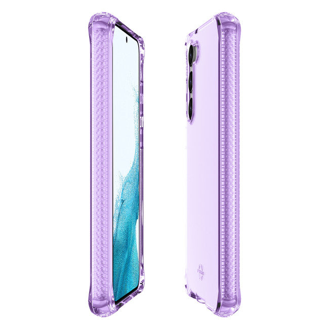 Itskins | Galaxy S23+ - Spectrum_R Clear DropSafe Case - Light Purple/Transparent | 120-6644