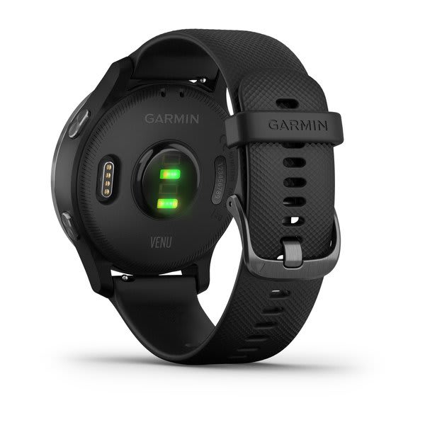 Garmin | Venu GPS Smartwatch and Fitness Tracker with Incident Detection - Black | 010-02173-11