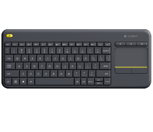 Logitech | K400 Plus Wireless Keyboard with Touch Pad English | 920-007119