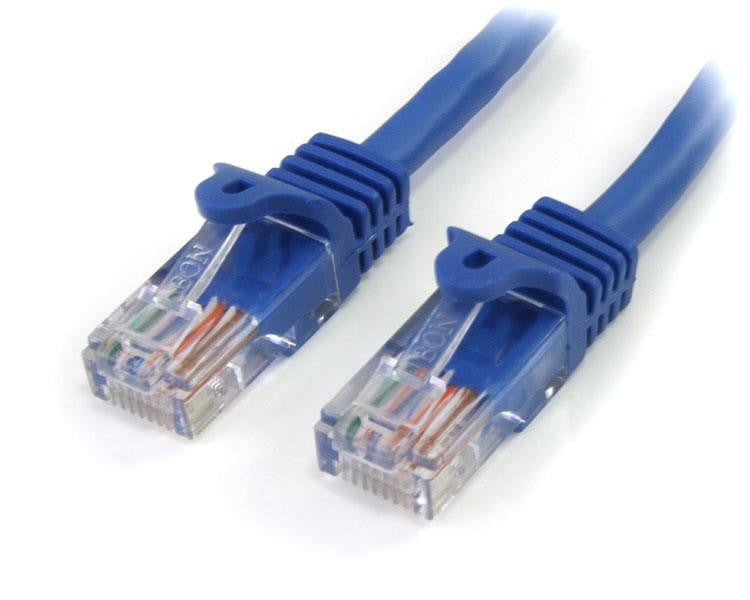 Startech | Cat5e Molded Patch Cable W/ Molded Rj45 Connectors - 7 Ft - Blue | M45PATCH7BL