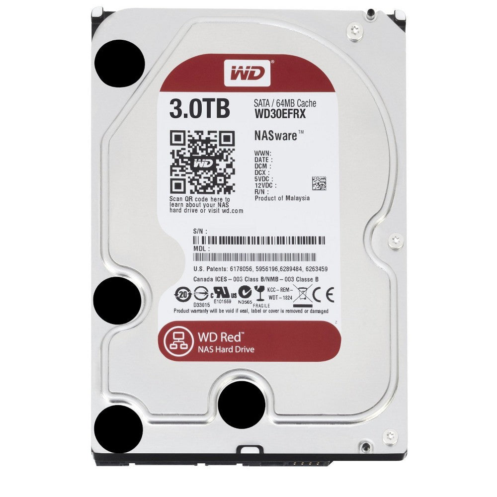 WD Red 3TB 3.5'' Hard Drive WD30EFRX
