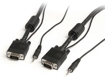 Startech | VGA (M) - VGA (M) Cable W/ Audio - 25FT | MXTHQMM25A