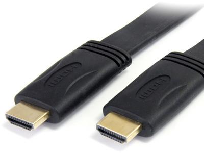 Startech | HDMI (M) - HDMI (M) Flat High Speed Cable W/ Ethernet - 10ft | HDMIMM10FL