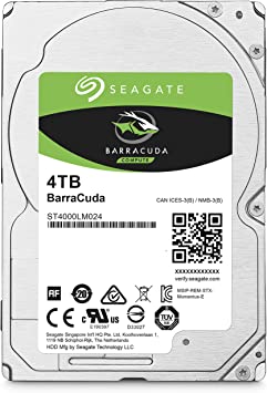 Seagate | BarraCuda 4TB 2.5" SATA HDD 128MB ST4000LM024