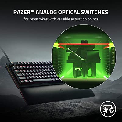 Razer | Huntsman V2 Gaming Keyboard with Analog Optical Switches | RZ03-03610200-R3U1