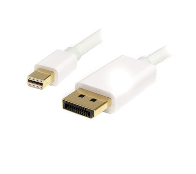Startech | Mini Displayport 1.2 (M) - Displayport 1.2 (M) Cable - 2m / 6ft | MDP2DPMM2MW