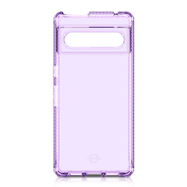 ITSKINS | Google Pixel 7 Pro - Spectrum R Clear DropSafe Case - Light Purple | 120-6509