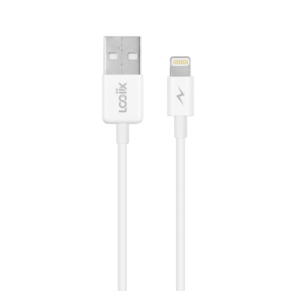 SO LOGiiX | USB-A - Lightning - Sync & Charge Jolt - 1.5M 5FT - White | LGX-10911