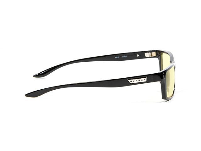 Gunnar | Riot Blue Light Glasses, Onyx Frame | RIO-00101