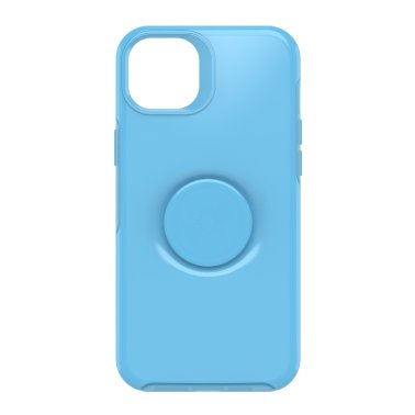 //// Otterbox | Otterbox + POP Symmetry Clear Series Case for iPhone 14 Plus - Blue (You Cyan This) | 77-88783