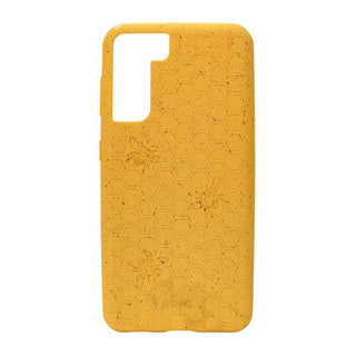 Pela | Samsung Galaxy S21+ Bee Edition Protective Case Eco-Friendly/Compostable - Honey | 15-08355
