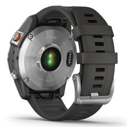 Garmin | Epix Gen 2 Multi-Band GNSS Navigation Smartwatch Slate Steel | 010-02582-00