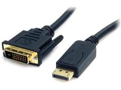 Startech | Dvi-D (M) - Displayport 1.2 (M) Cable - 1.8m / 6ft | DP2DVI2MM6