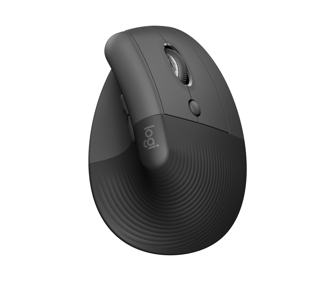 Logitech | Lift for Business Verticle Left Handed Mouse - Graphite | 910-006492