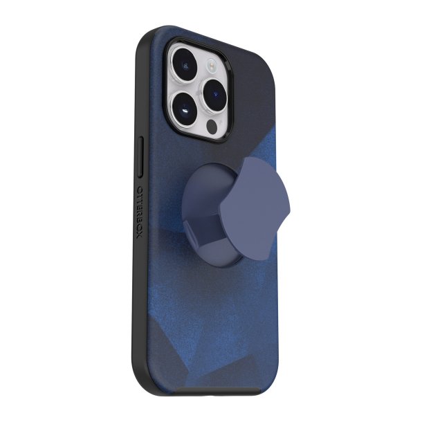 Otterbox | iPhone 14 Pro OtterGrip Symmetry Series Case w/MagSafe - Blue Storm (Blue) | 15-11053