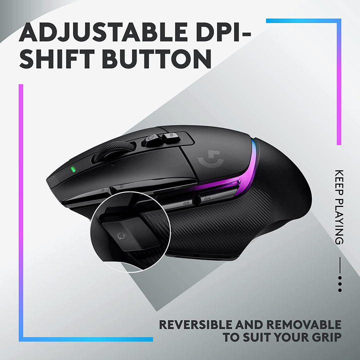 Logitech | G502 X PLUS 25000 DPI Wireless Optical Gaming Mouse Black | 910-006160