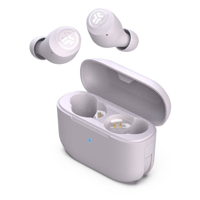 JLab | Go Air Pop True Wireless Headphones Lilac White | 105-1688  | PROMO ENDS DEC. 26 | REG. PRICE $39.99