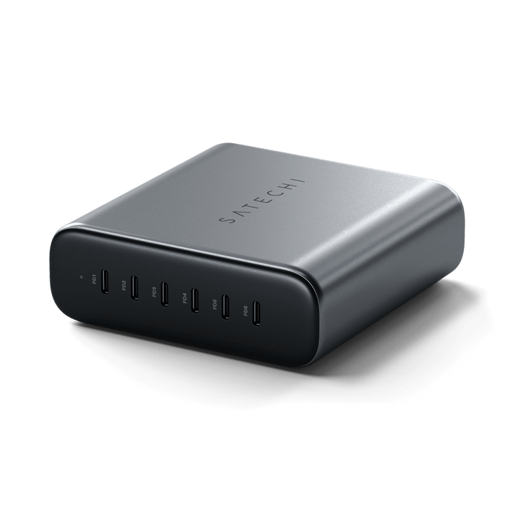 Satechi | 200W USB-C 6-Port PD GaN Charger | ST-C200GM-US
