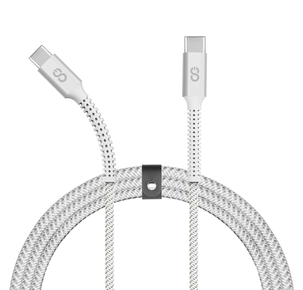 LOGiiX | Armour+ USB-C to USB-C 100W 2M / 6 FT - White | LGX-13388