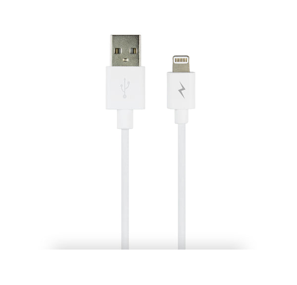 LOGiiX | USB-A to Lightning - Sync & Charge Jolt  Cable - 1.2M / 4FT - White | LGX-12162